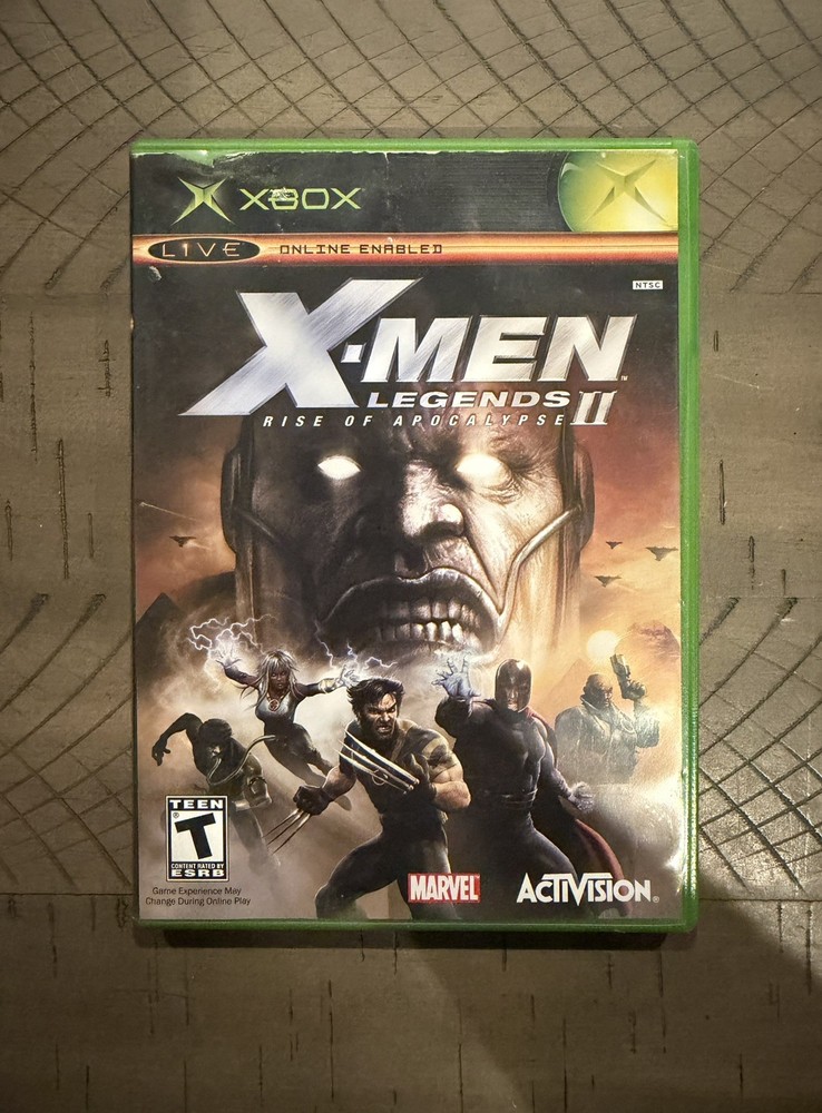 X-Men Legends II 2: Rise of Apocalypse; CIB (Microsoft Xbox, 2005)