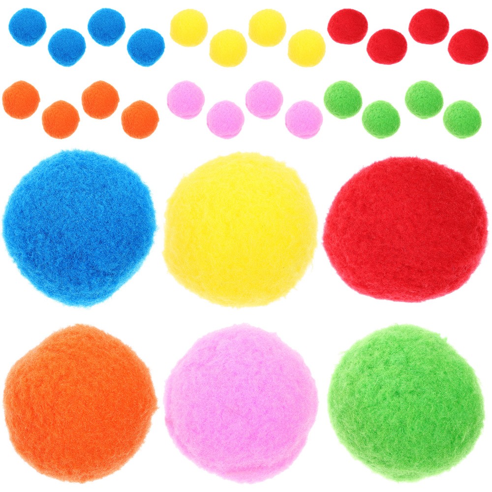 60 Soft Cotton Sponge Balls for Epic Water Fights & Pool Parties