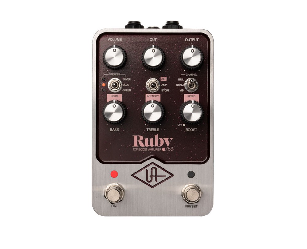Universal Audio UAFX Ruby AC30 w/ Top Boost Pedal B-Stock w/ FULL WARRANTY
