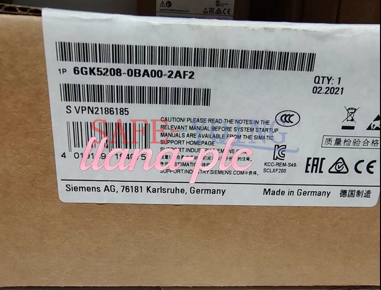 NEW ONE Siemens Switch Module 6GK5208-0BA00-2AF2 6GK5 208-0BA00-2AF2