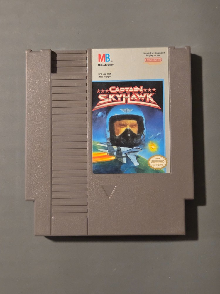 Retro Original Nintendo NES Captain Skyhawk Authentic Game - Tested and Works