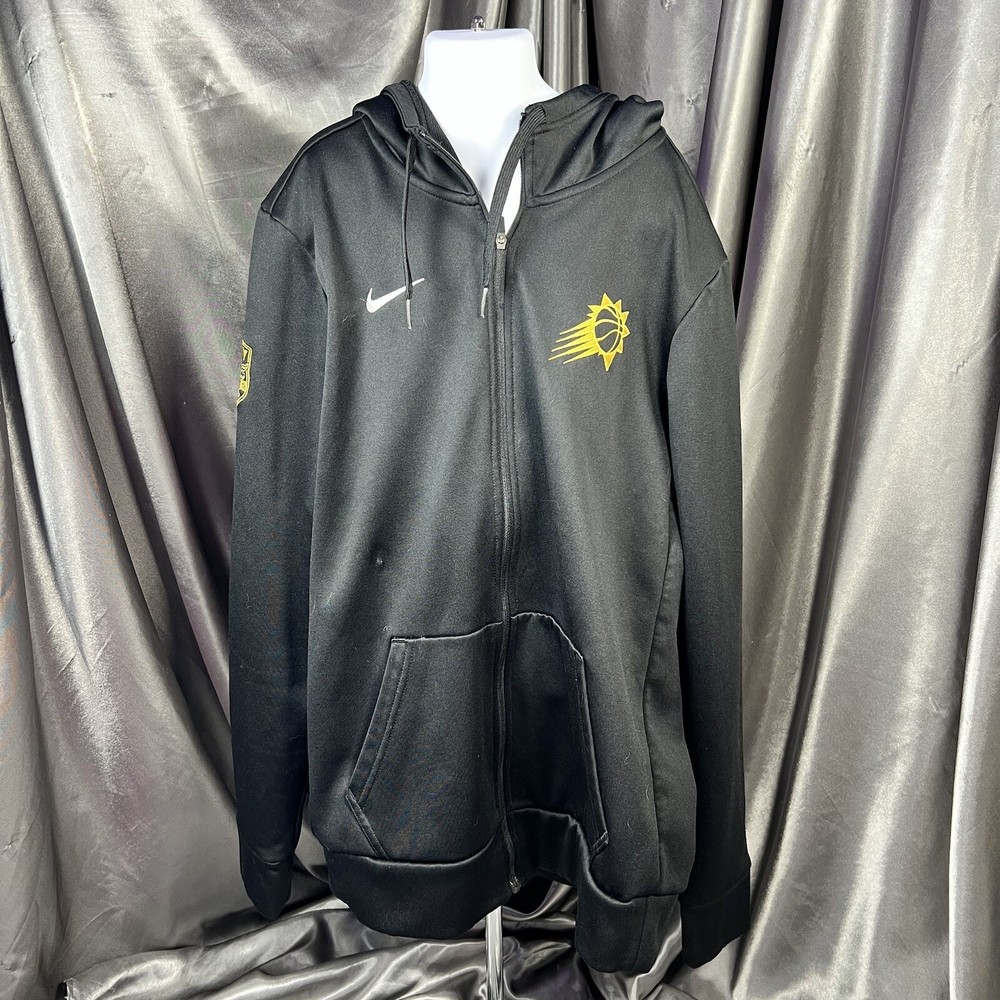 Nike Dri-Fit Mens Hoodie Sz M Phoenix Suns Fifty Full Zip Sweatshirt 872691-010