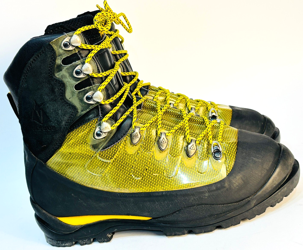 Vasque Ice 9000 Mountaineering Boots Yellow Black Men’s US 11 M Waterproof