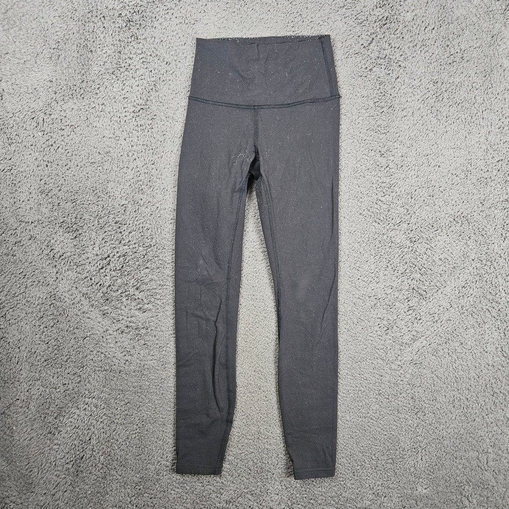Lululemon Align High-Rise Pant 28 Black Nulu Yoga Leggings Size 2 LW5CTSS