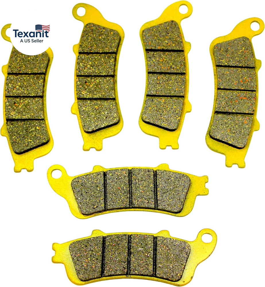 Front Rear Brake Pads Brakes for Honda GL 1800 / a ABS Goldwing VFR 800 a Fi ST