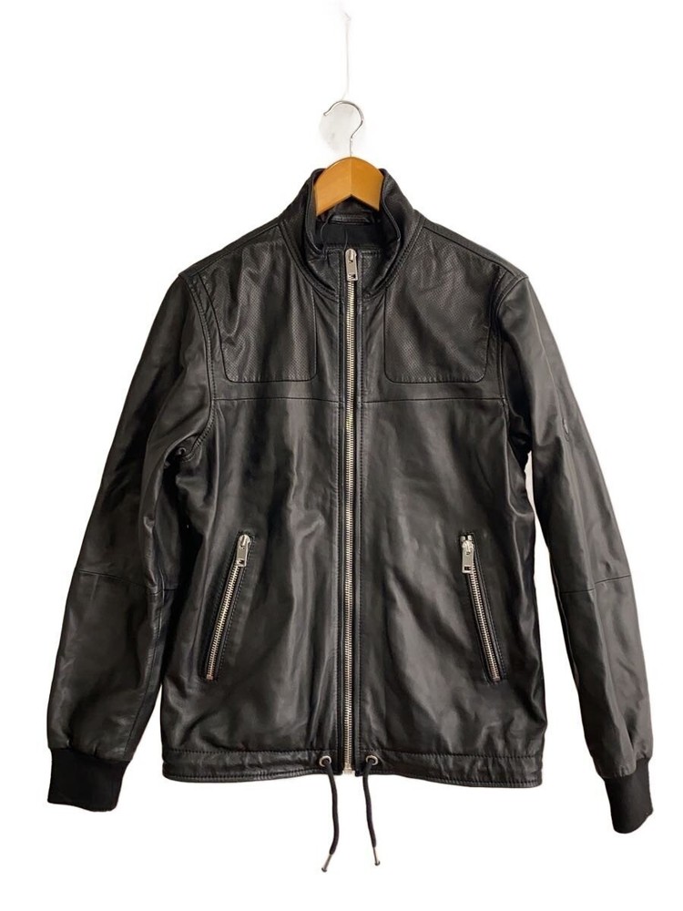 Diesel Single Rider Jacket/M/Sheep Leather/Blk 3477