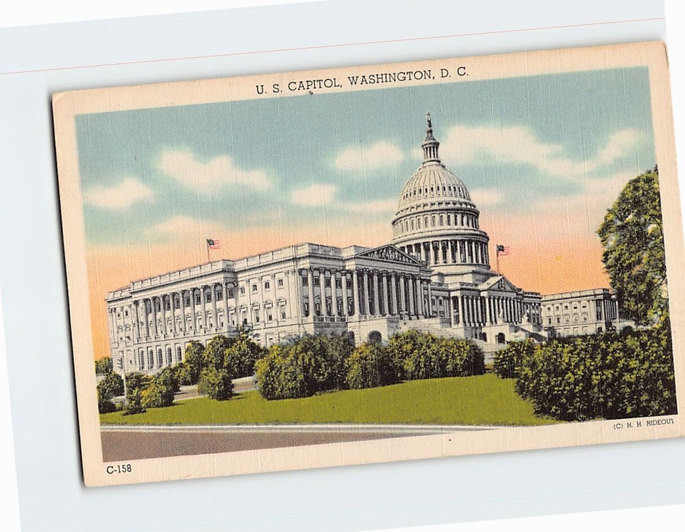 Postcard US Capitol Washington DC USA