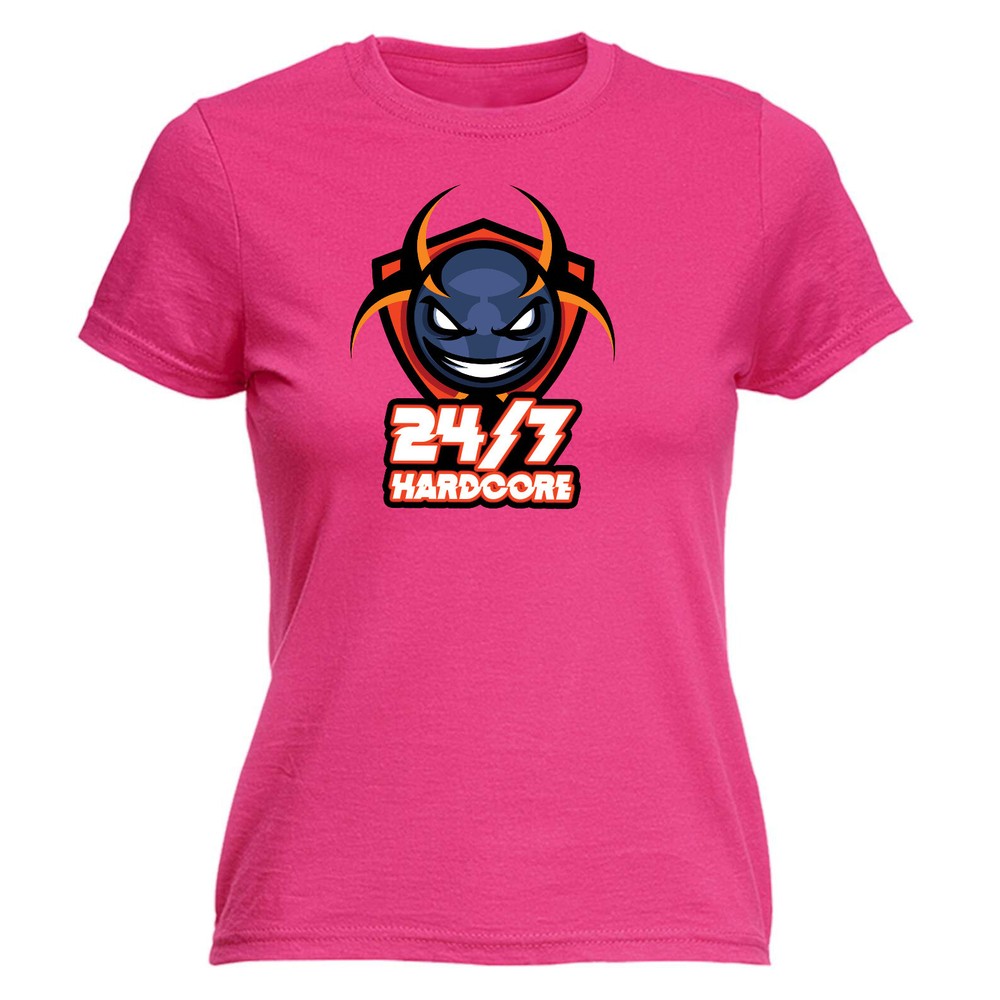 Rave Al Storm Dance Merchandise 247 Hardcore With Text - Womens T Shirt T-Shirt