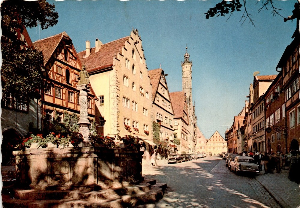 Bulgaria, Austria, Rothenburg o. d. Tauber, Kruger, Her Postcard