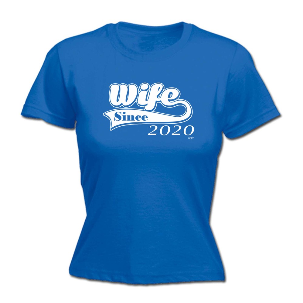 Wife Since 2020 - Womens T Shirt Funny T-Shirt Novelty gift tshirt