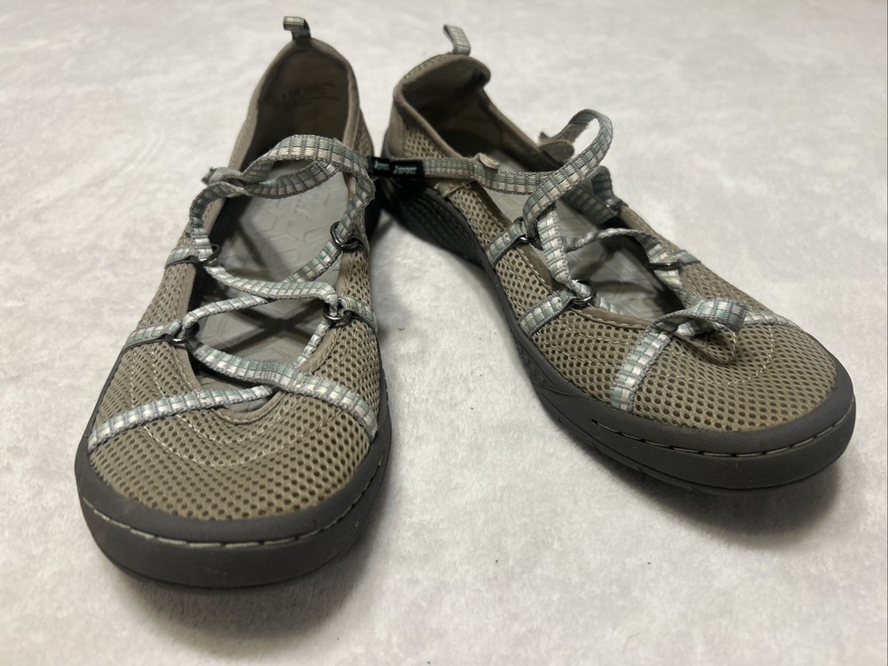JSPORT By Jambu Shoes Women’s 7.5 M Sideline Encore Strappy Mary Jane Flats Gray