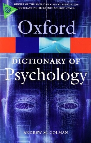 A Dictionary of Psychology (Oxford Paperback R... by Colman, Andrew M. PaperbackFREE US DELIVERY | ISBN: 0199534063 | Quality Books