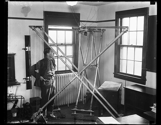 Photo:antenna Radio wire-loop with