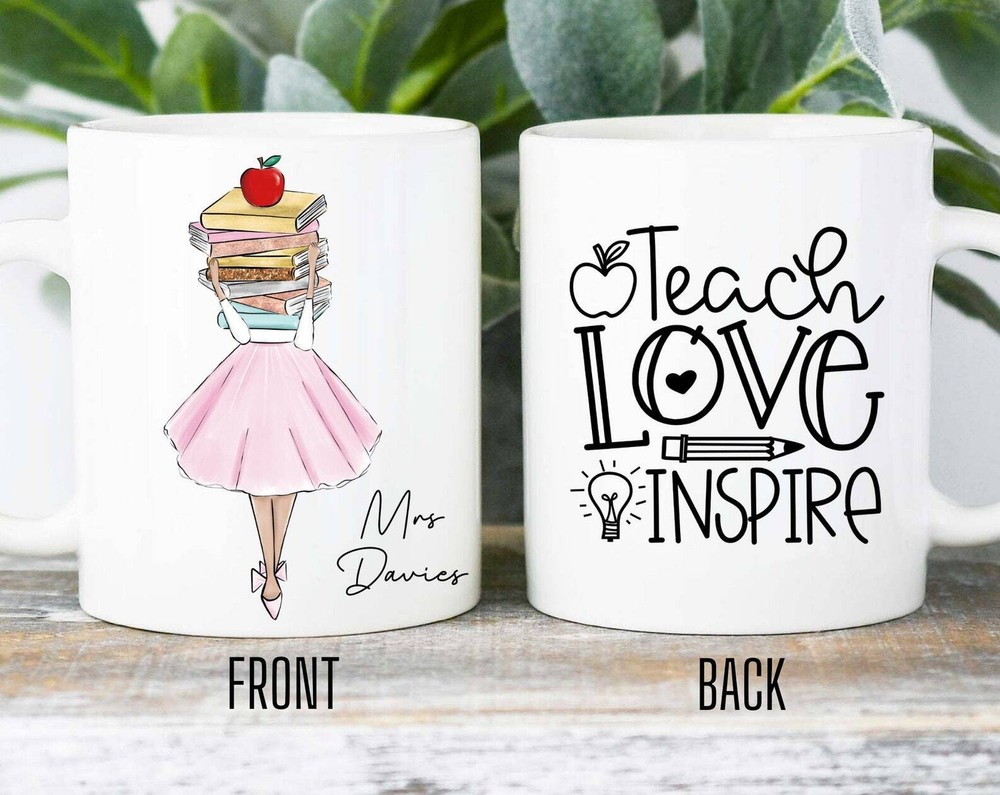 Personalised Teacher Mug Teacher Gift Custom Teacher Thank You Gift Class Of