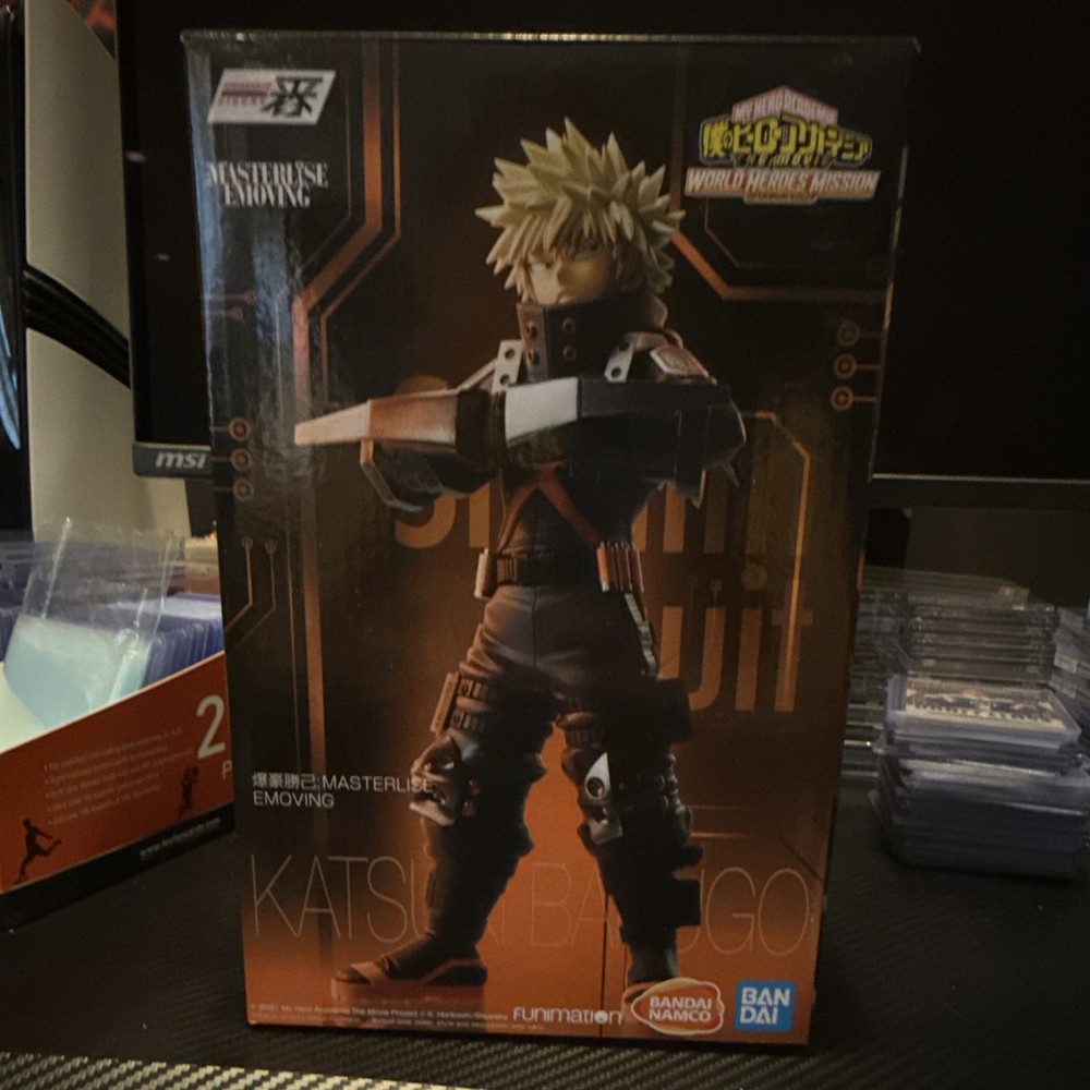 Bandai MASTERLISE EMOVING Katsuki Bakugo Figure - World Heroes' Mission