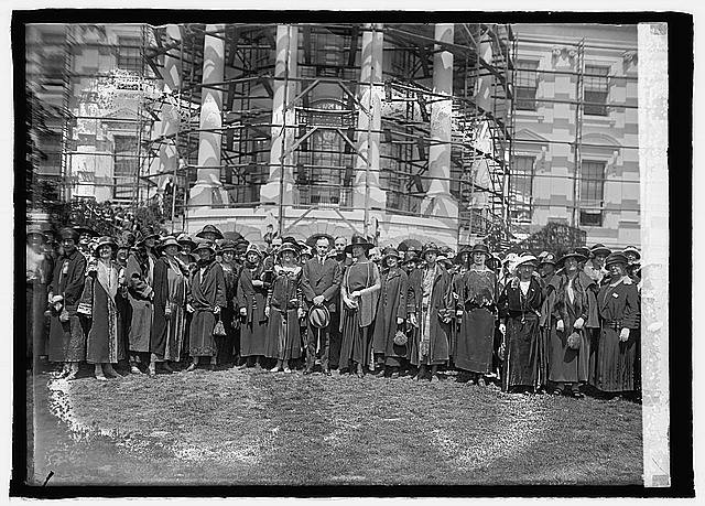 Washington DC President Calvin Coolidge Women�s Association 1924 Group Photo