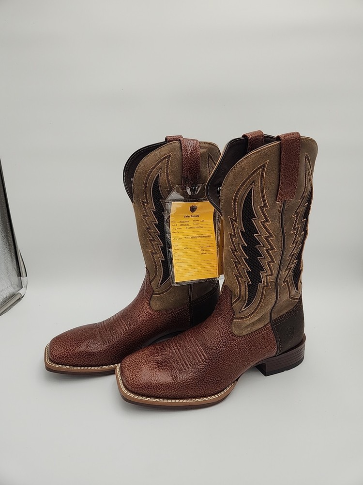 Ariat Mens Dakota VentTEK Cowboy Boots in Beasty Brown Size 10D