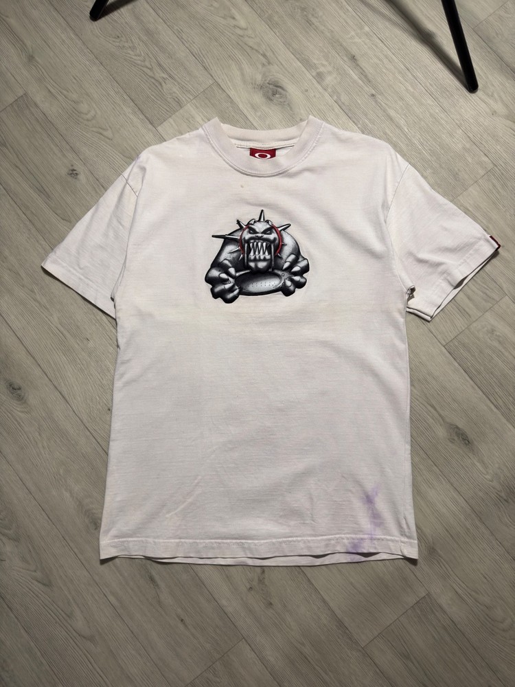 Vintage Oakley Software Graphic Monster Dog Shirt