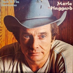 Merle Haggard - Back to the Barrooms LP Vinyl Record Good