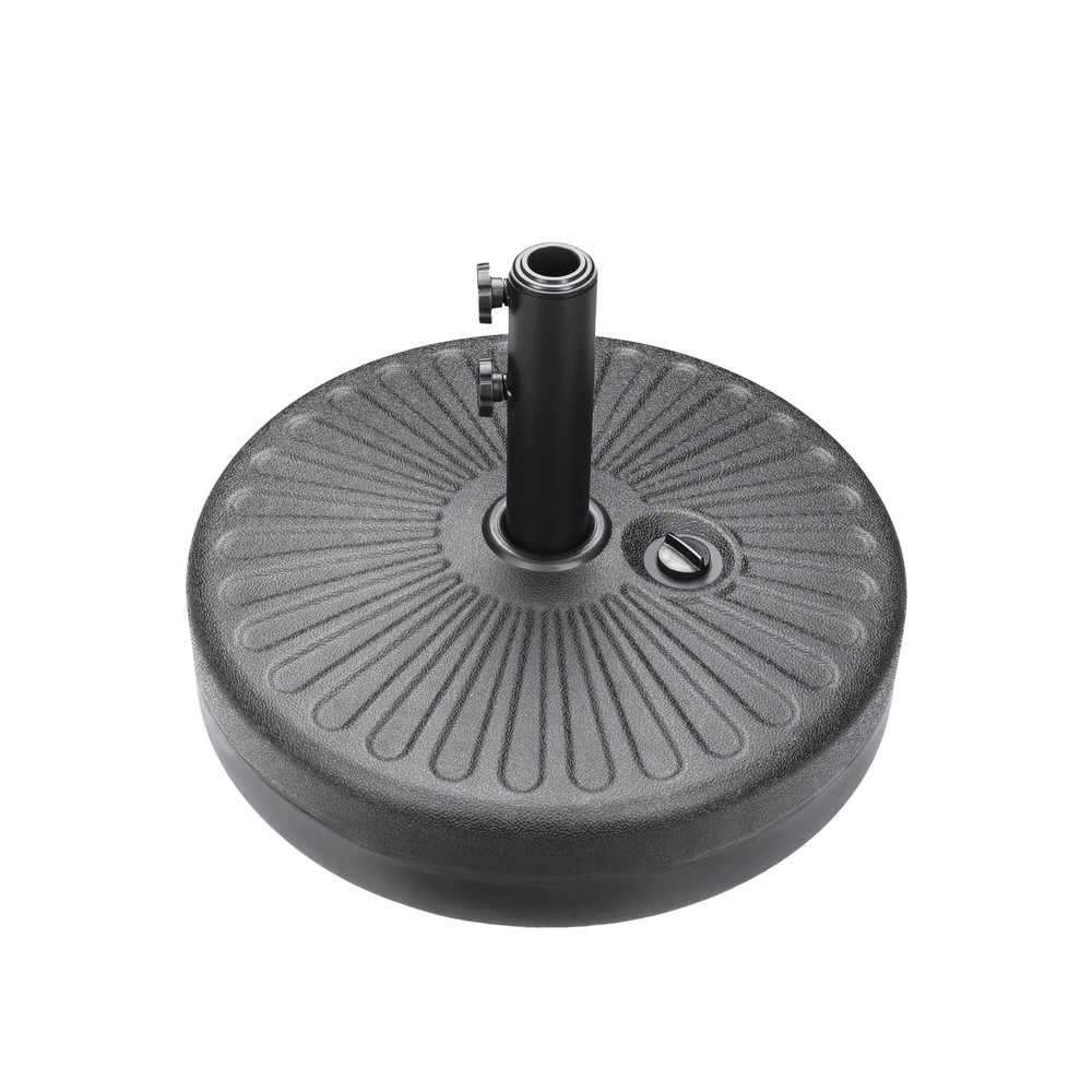 20-Inch 50Lbs Heavy Duty Fillable Patio Umbrella Base for Outdoor Use
