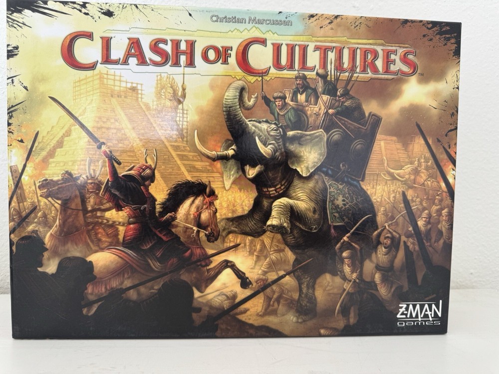 Clash of Cultures Board Game Z-Man Games NEW (NO Expansion), Year 2012