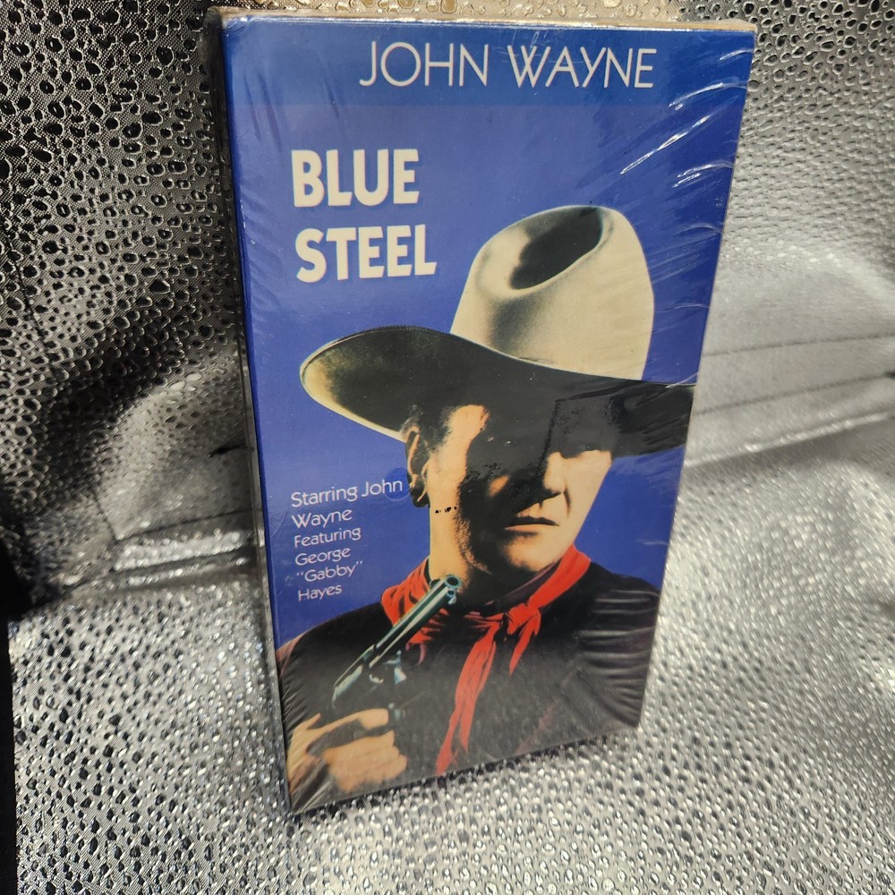 John Wayne Blue Steel VHS NEW SEALED Classic Western Burbank Video Gabby Hayes