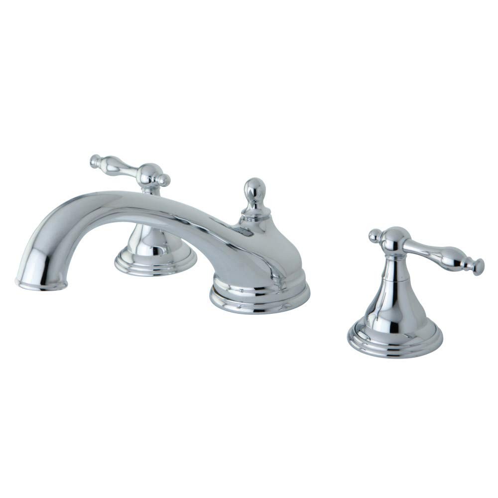 Kingston Brass KS5531NL Naples Roman Tub Faucet, Polished Chrome