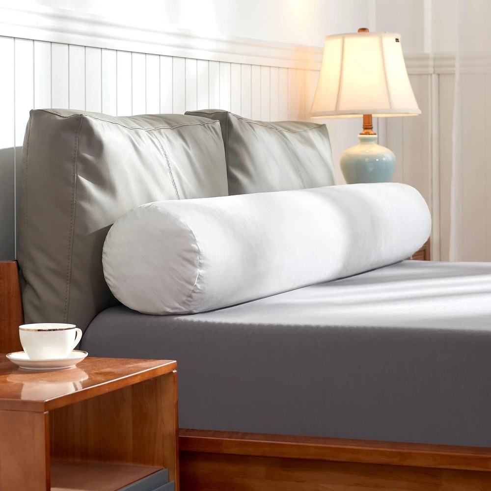 7.8x60 Memory Foam Body Pillow for Queen Bed with Removable Velvet Cover