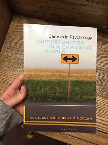 Careers in Psychology: - Paperback, by Kuther Tara L.; - Acceptable