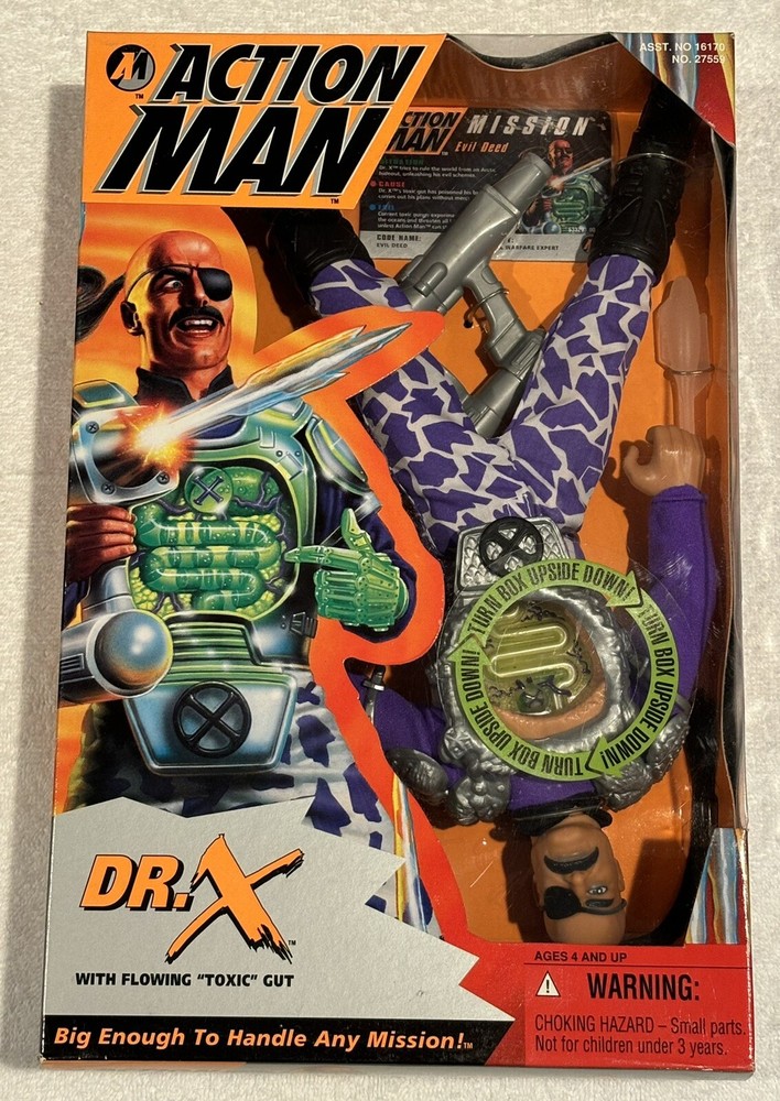 DR X Action Man TOXIC GUT MIB SEALED 12