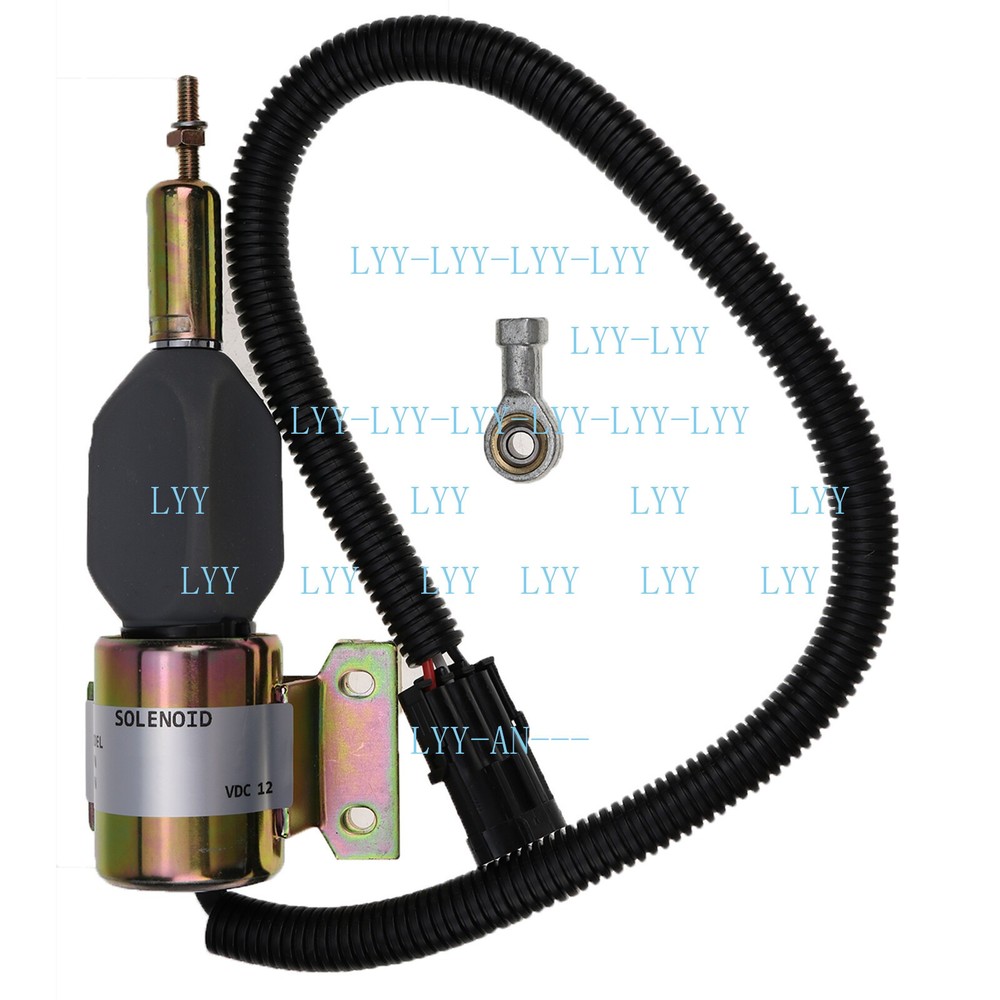 Shutdown Flameout Solenoid SA-4755-12 3935431 3935429 for Cummins 6BT 5.9L