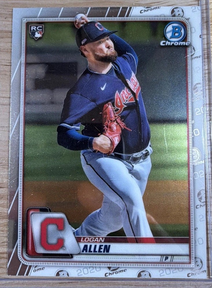 2020 Bowman Chrome - Logan Allen #15 (RC)