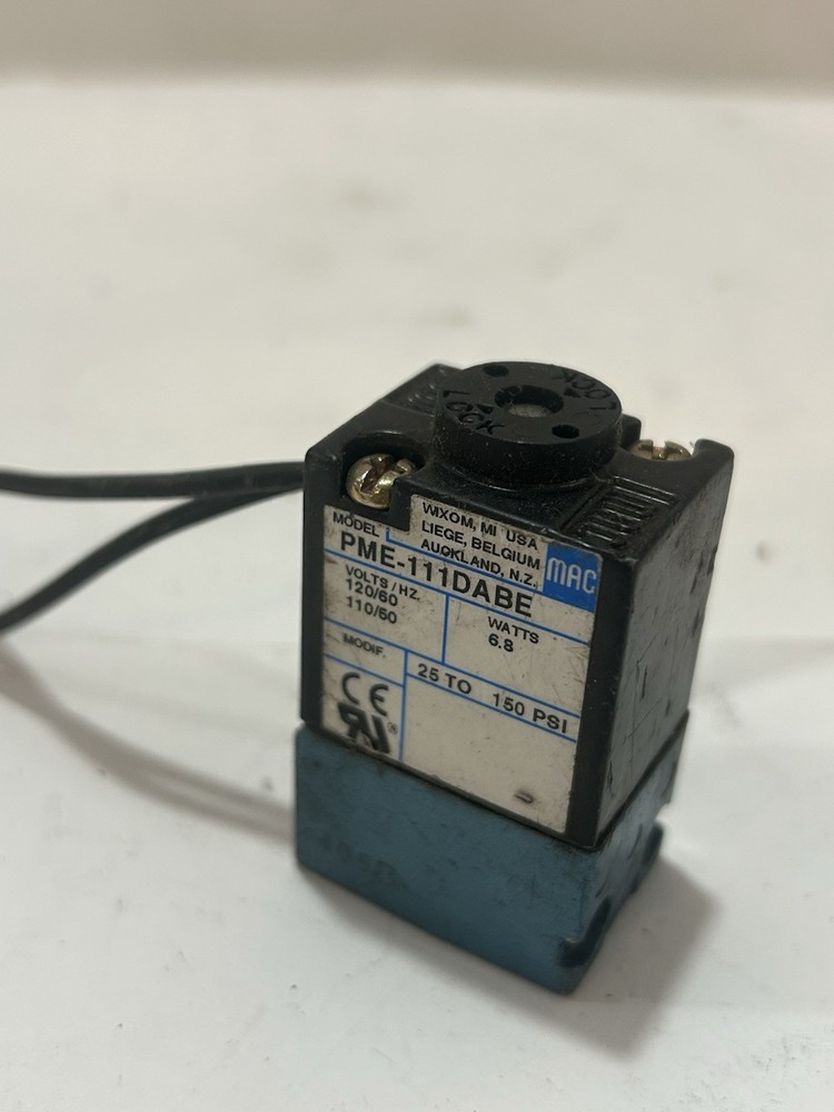 Mac 120V Solenoid Valve Coil Pme-111Da-Be