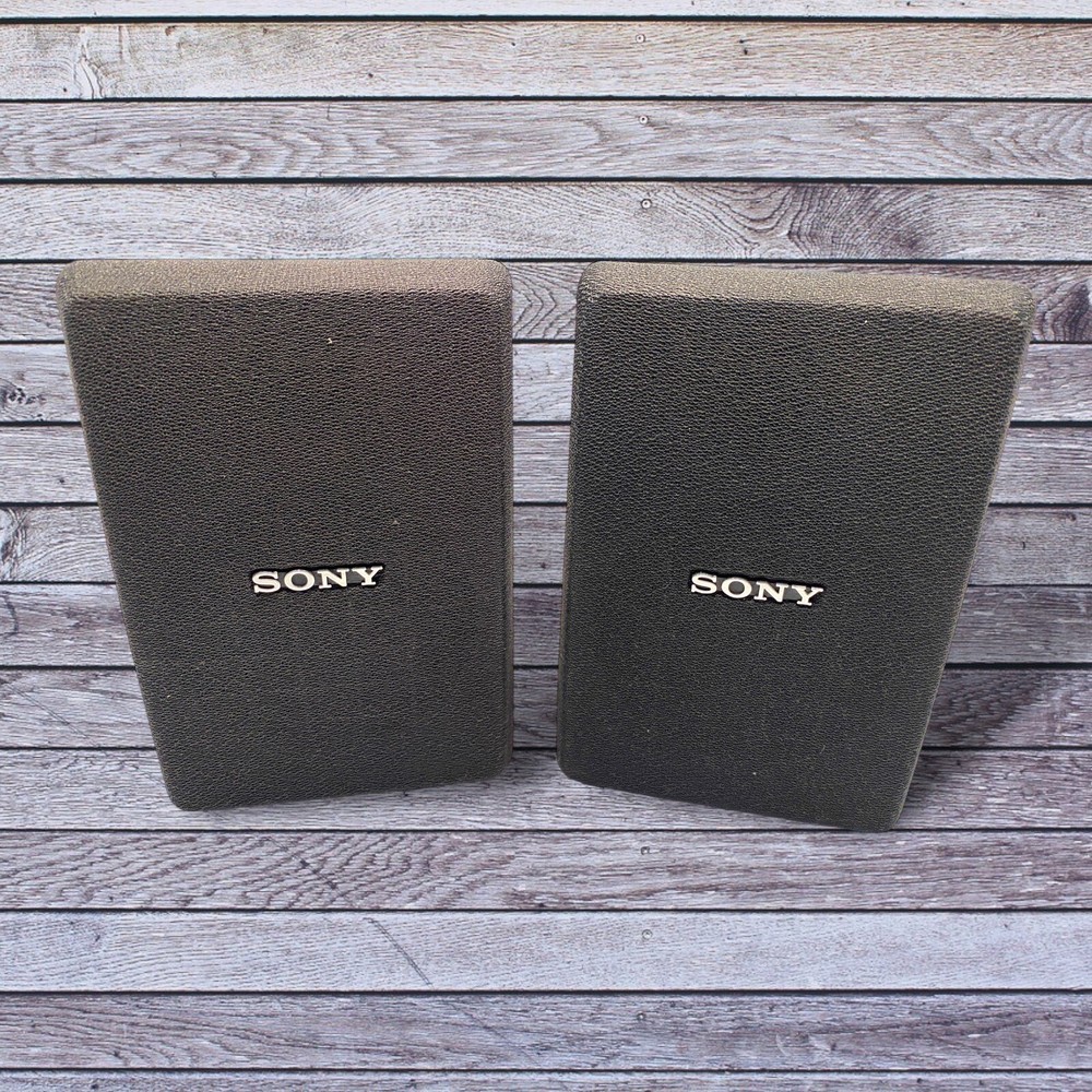 SONY SS-SR15 70W 8 Ohm Surround Sound Speaker Pair - Tested & Working