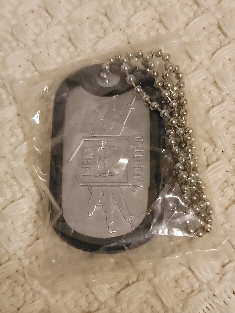 Call Of Duty Elite Dog Tag With Chain