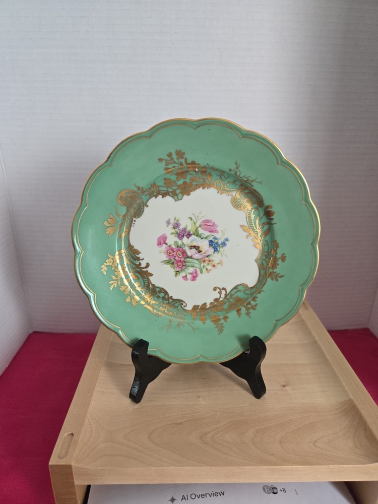 Vintage Plate  Made In Bavaria During The Late 20th Century It Is Part Of A Set