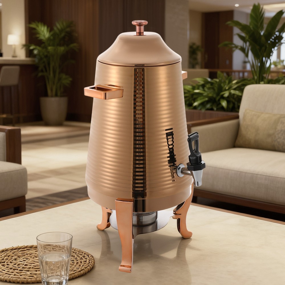 Rose Gold 13L Beverage Dispenser for Coffee Tea Hot Water, Beverage Dispenser US