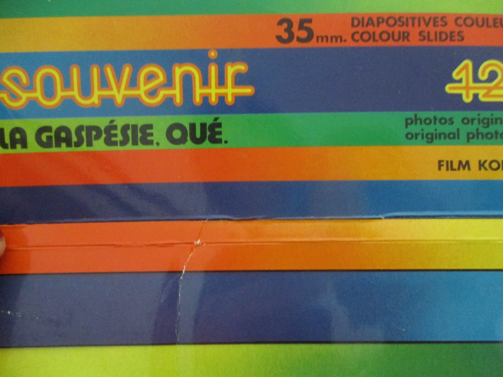 VINTAGE KODAK 35mm COLOR SLIDES La Gaspesie Quebec 1960's NEW Souvenir Pack