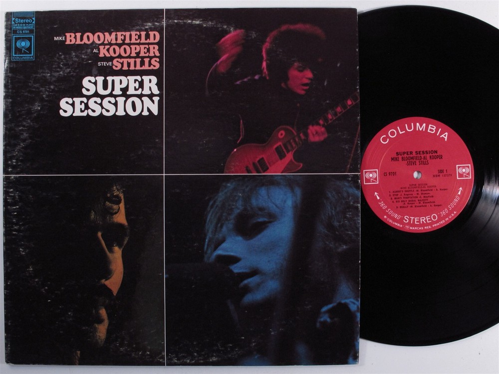 BLOOMFIELD/KOOPER/STILLS Super Session COLUMBIA LP VG+ 2-eye f