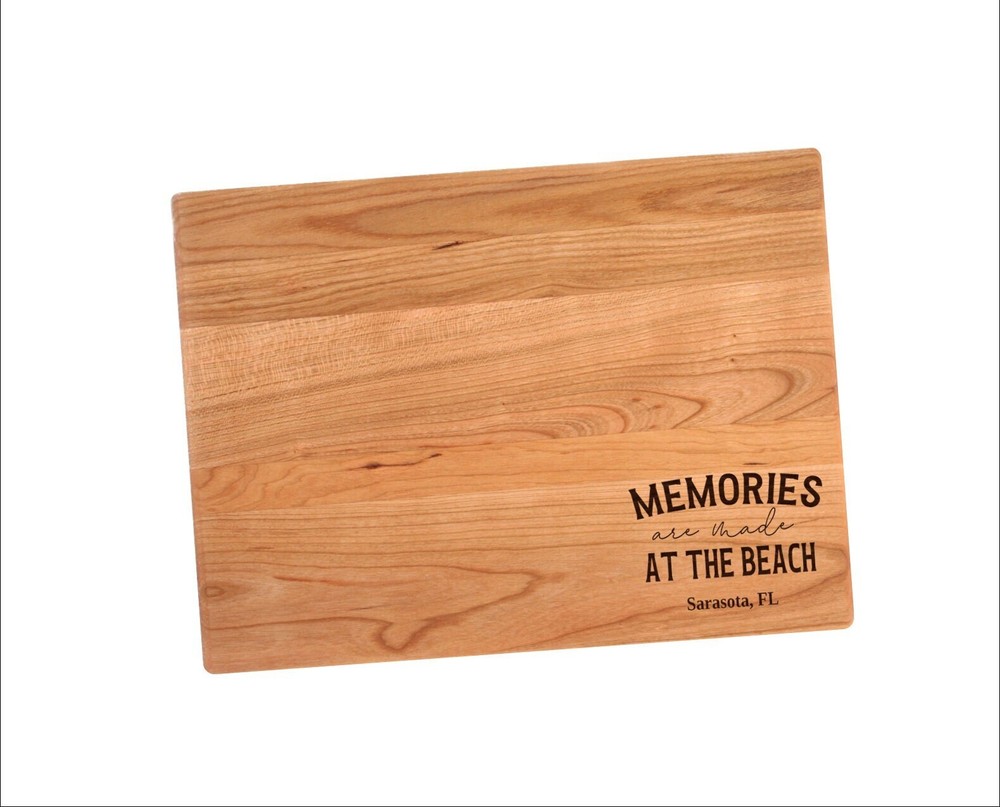 Memories Are Made At The Beach Cutting Board | Beach Life Charcuterie Board |