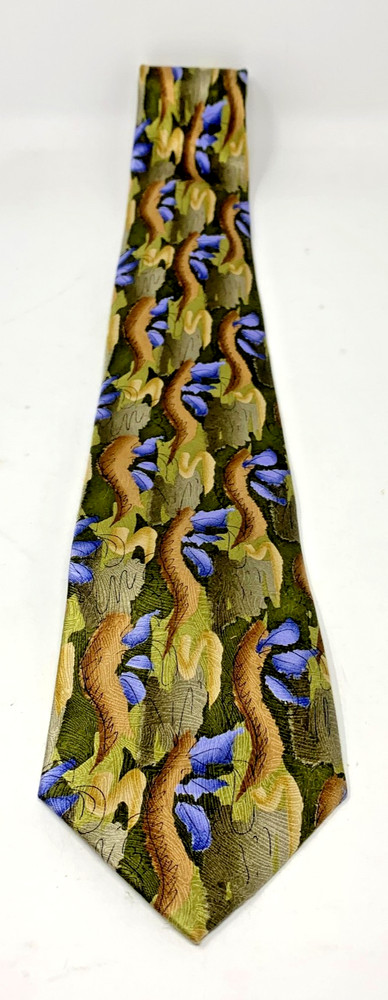 J. Garcia Banyan Tree II Collection Fifty-Four Abstract Tie 100% Silk Tie
