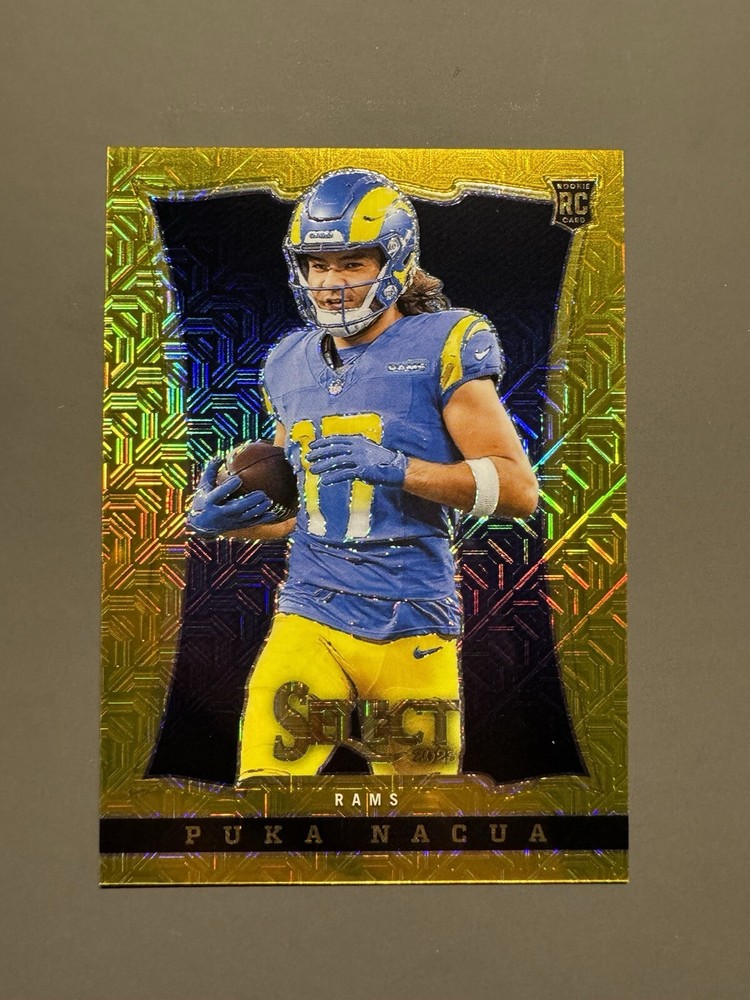 Puka Nacua 2023 Gold Select Anniversary   9/10