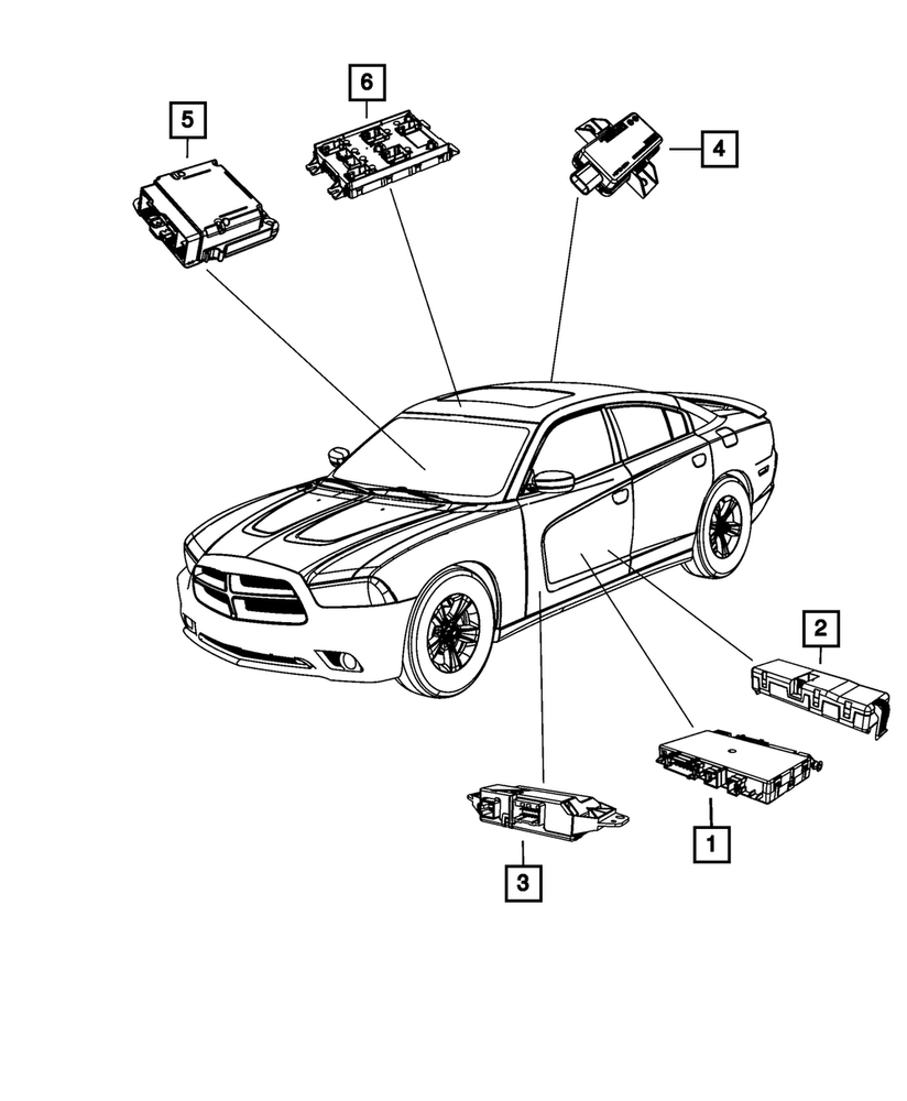 Genuine Mopar Body Controller Module 68226575AB