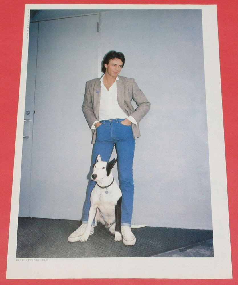 Rick Springfield 1984 Clipping Japan Magazine Ro 1J