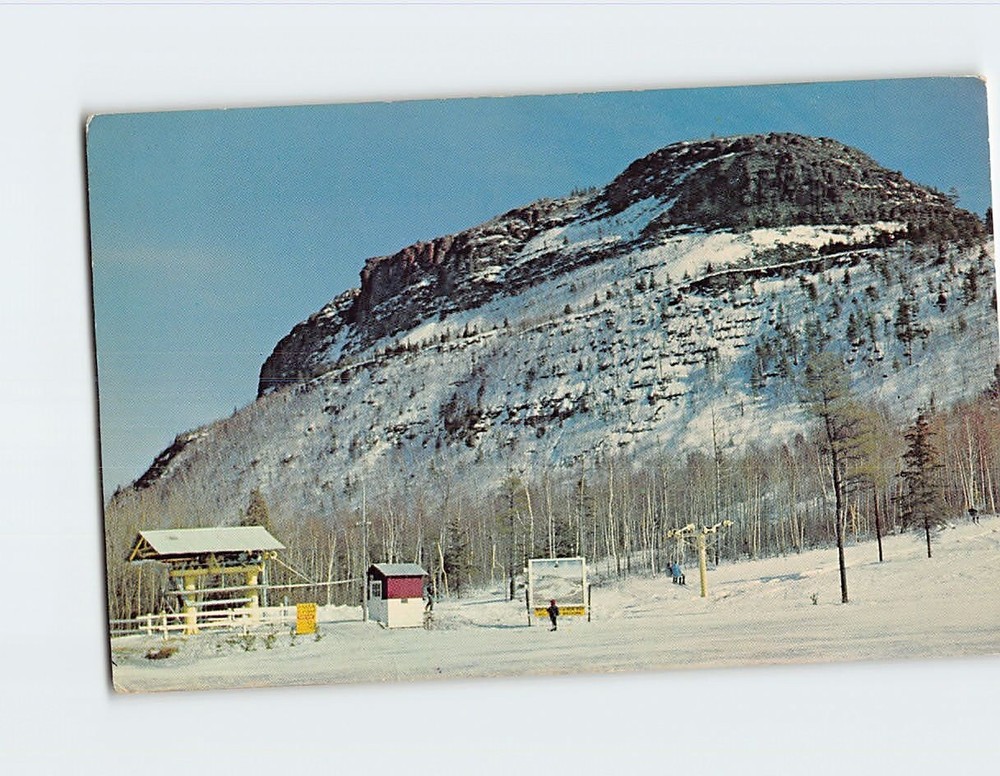 Postcard Mount McKay And Its Famous Ski Lift at Fort William Canada