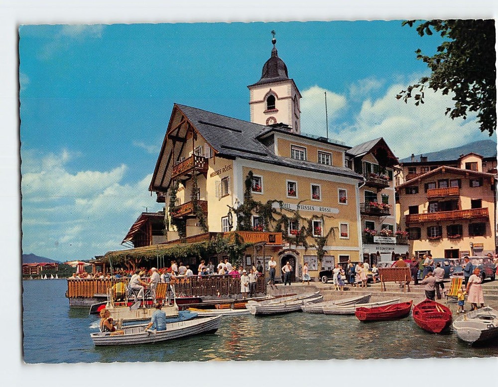 Postcard Scenic View in St. Wolfgang Austria