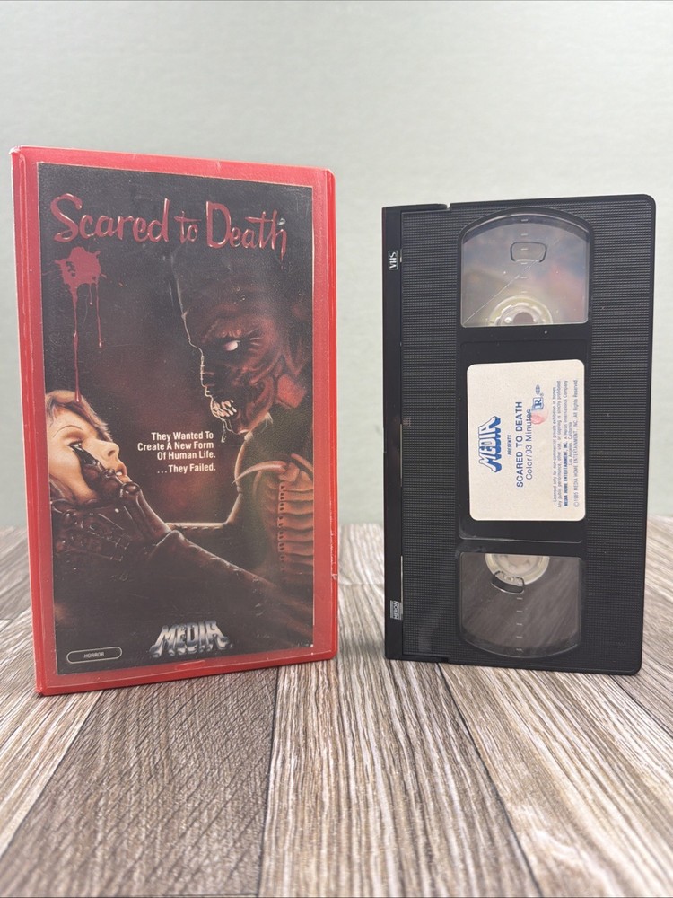 Scared to Death VHS Media Home Entertainment Rental