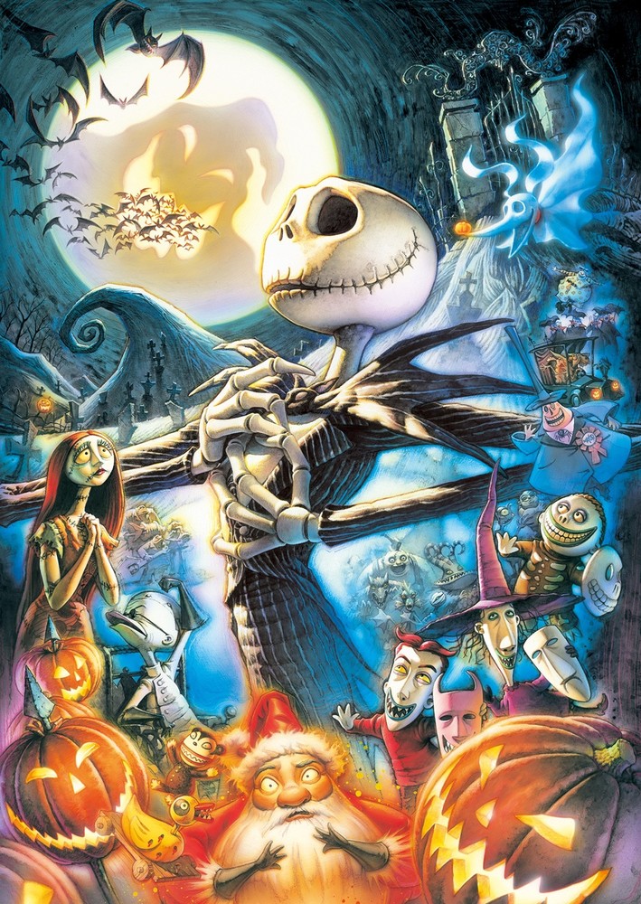 Disney Art of Nightmare Before Christmas 108 piece Puzzle Tenyo JAPAN
