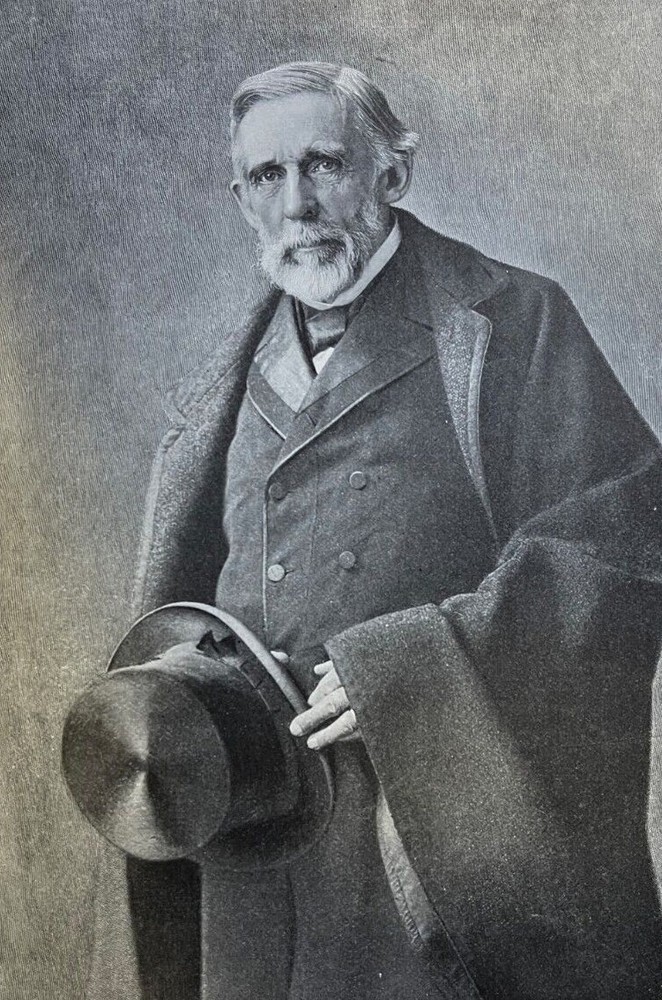 1899 Vintage Magazine Illustration George S. Boutwell Secretary of the Treasury