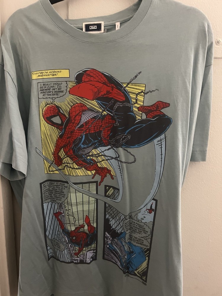 Kith x Marvel Universe Spider-Man Vintage Tee Size L